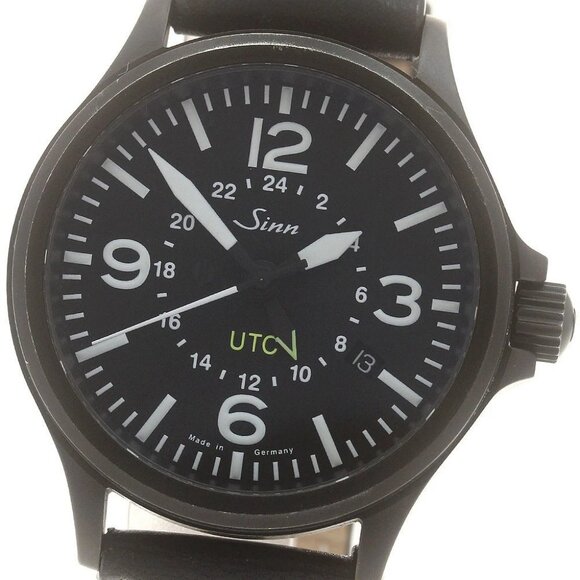 Sinn Freeger UTC 856 Date black Dial Automatic Men's Watch - Picture 10 of 12